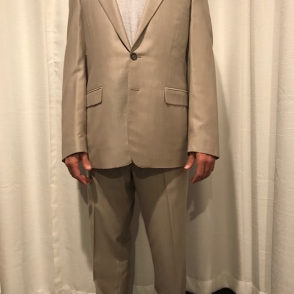 MAISON MARTIN MARGIELA CREAM MENS SUIT SIZE 48R - Picture 2 of 8